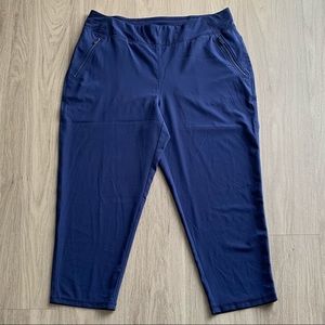 Chico's Zenergy Ankle High Rise Pants in Blue Sz 12